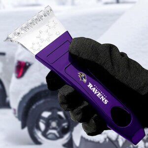 NFL Baltimore Ravens Ice Scraper Purple